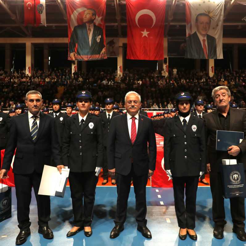 Aksaray'da 750 kadın polis adayı mezun oldu #4