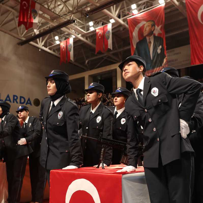 Aksaray'da 750 kadın polis adayı mezun oldu #2