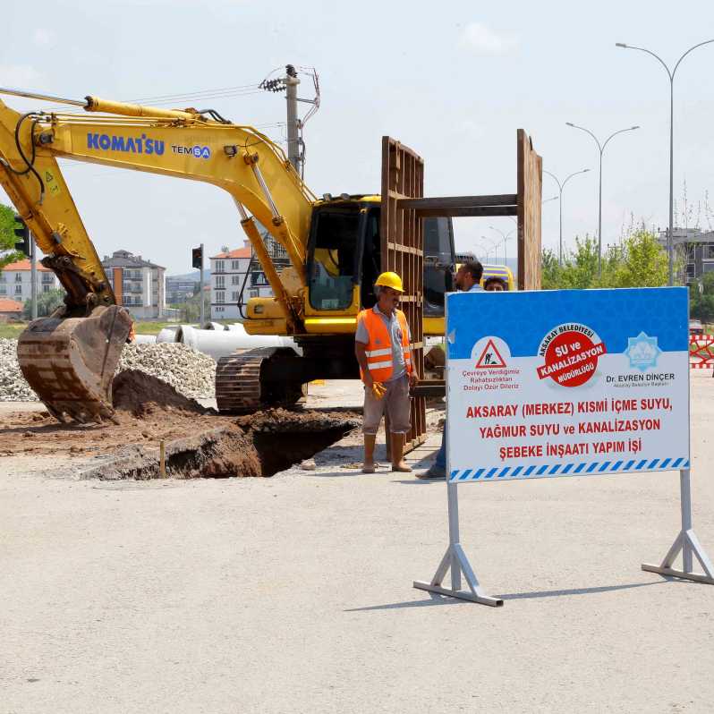 Aksaray'da 48 mahallenin altyapı çalışmasında başarı elde edildi #2