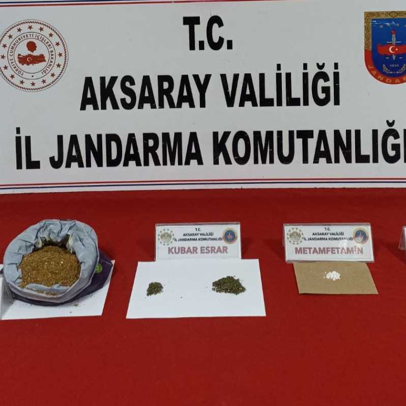 Aksaray'da uyuşturucu ticareti yapan şüpheli tutuklandı #1