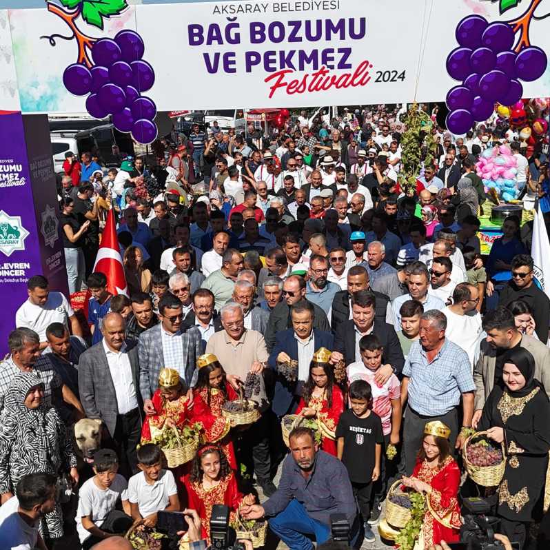 AKSARAY'DA SAZLI SÖZLÜ ÜZÜM VE PEKMEZ FESTİVALİ... #7