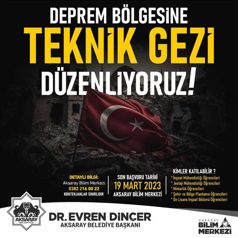 Üniversite öğrencileri deprem bölgesine gidecek #1