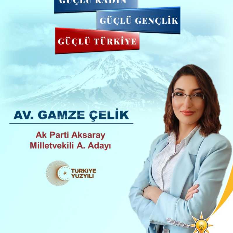 Avukat Gamze Çelik Milletvekilliği için Aday adaylığını açıklayacak #1