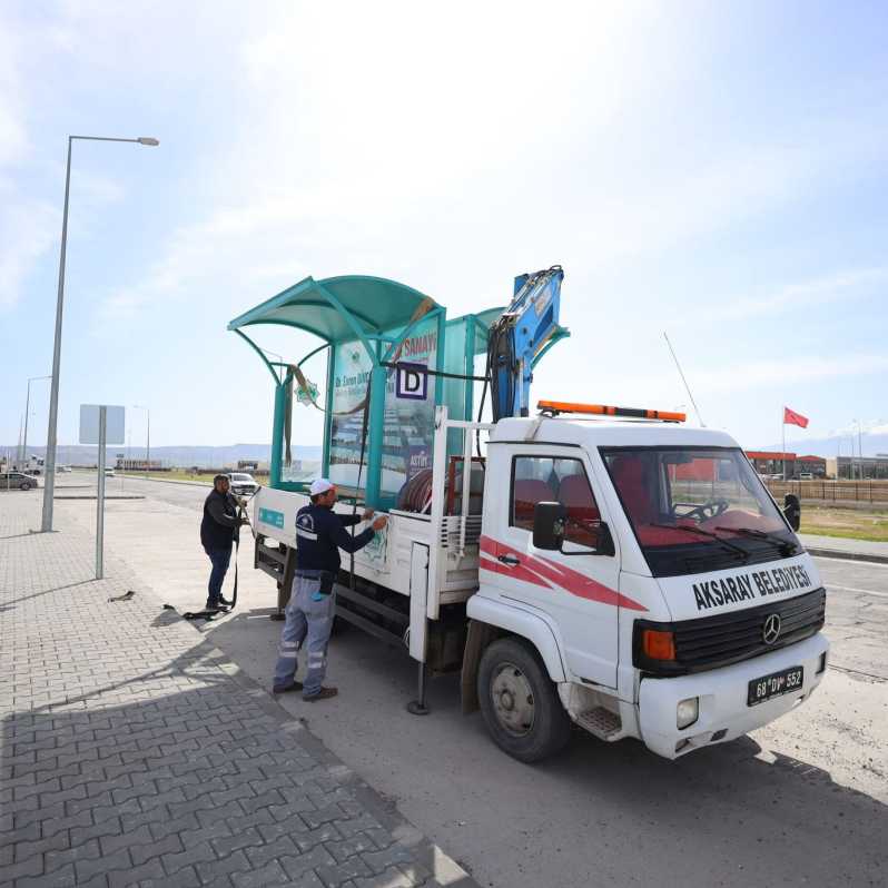 Yeni Sanayi Sitesi'ne otobüs durakları yerleştirildi #2