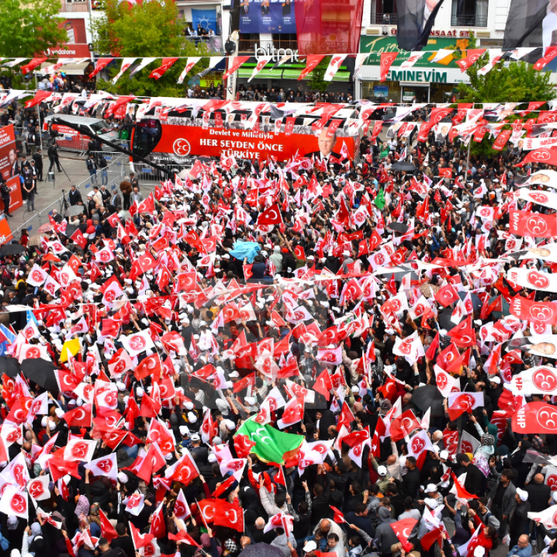 MHP Genel Başkanı Devlet Bahçeli Aksaray'da #4