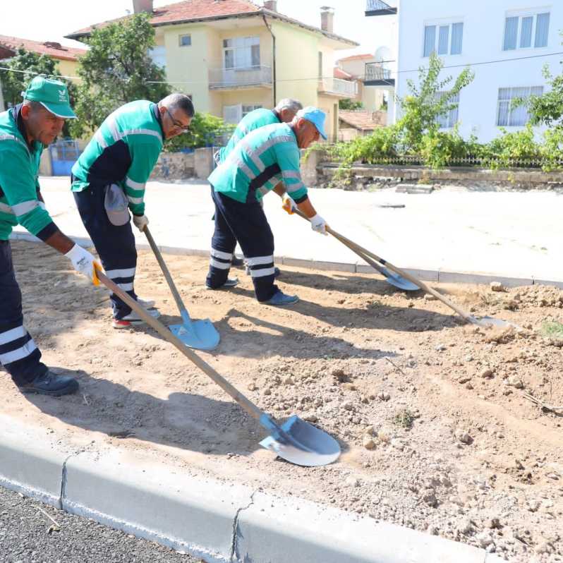 Küçük Bölcek mahallesinde yol çalışmaları devam ediyor #1