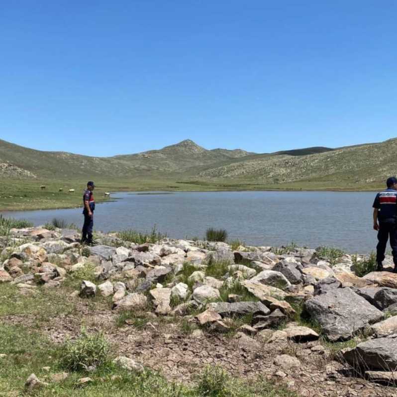 Aksaray'da serinlemek için baraja giren 2 kişiye ceza kesildi #2