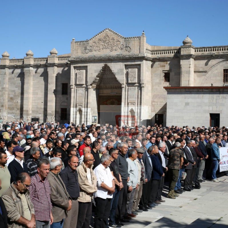 Aksaray'dan katil İsrail'e lanet yağdı #2