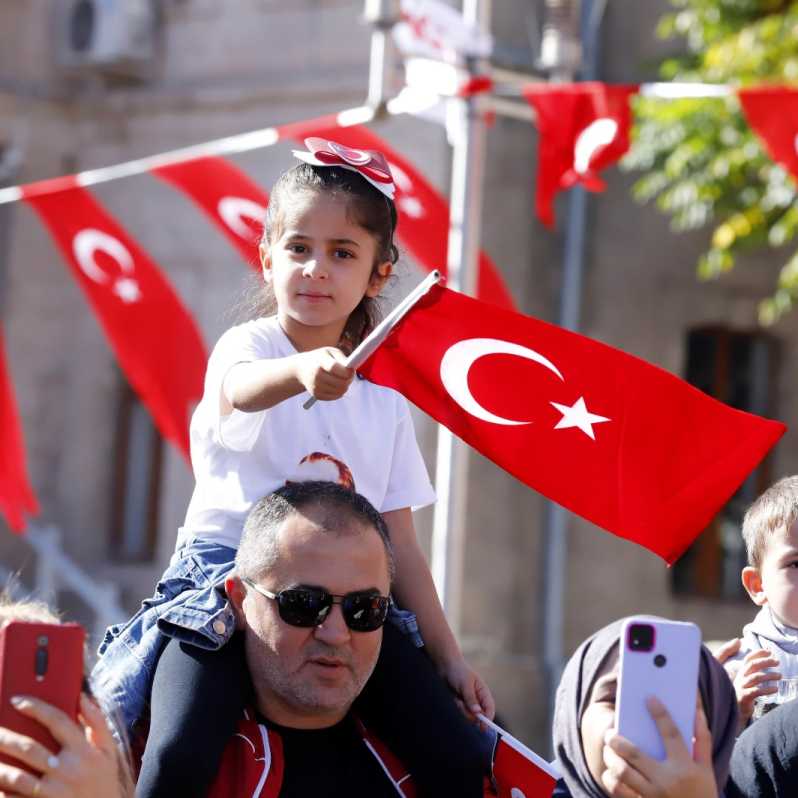 Aksaray'da Cumhuriyetimizin 100.yılı coşkuyla kutlandı #7