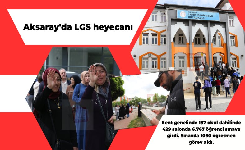 Aksaray'da LGS heyecanı