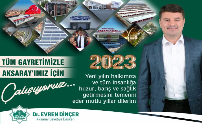 Başkan Evren Dinçer; “2023’de şehrimize yeni projeler kazandıracağız”