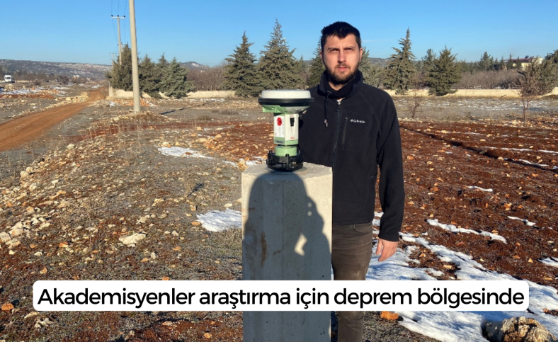 Akademisyenler araştırma için deprem bölgesinde