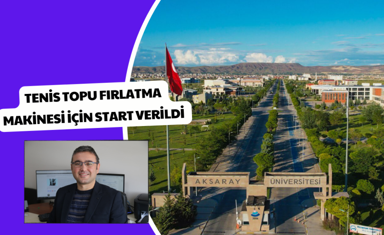 Tenis topu fırlatma makinesi için start verildi