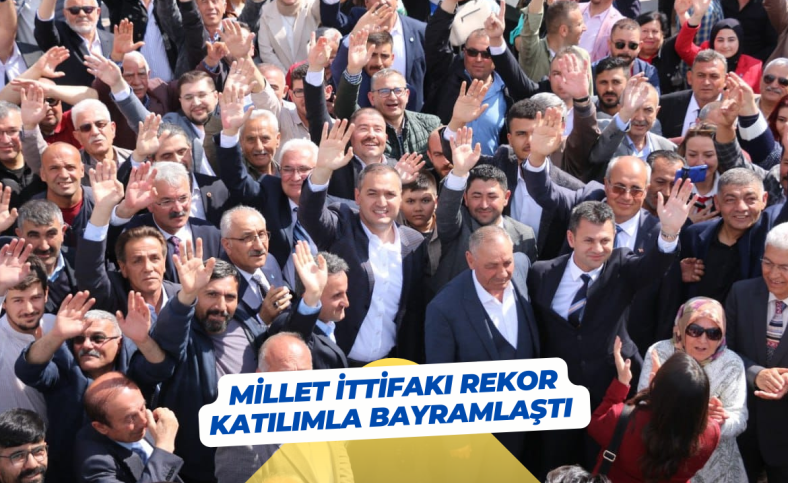 Millet ittifakı rekor katılımla bayramlaştı