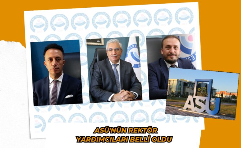 ASÜ'nün rektör yardımcıları belli oldu