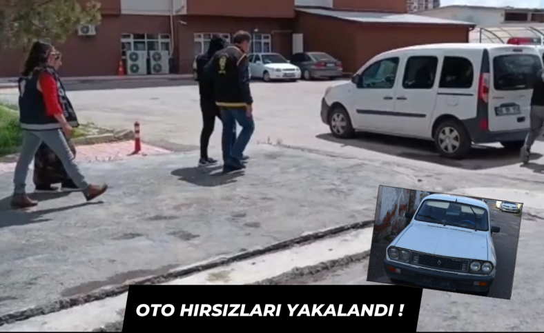 Oto hırsızları yakalandı !