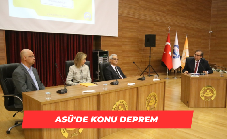 ASÜ'de konu deprem