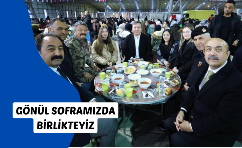 Gönül soframızda birlikteyiz