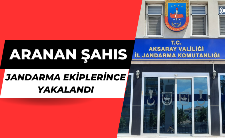 Aranan suçlu jandarma ekiplerince yakalandı