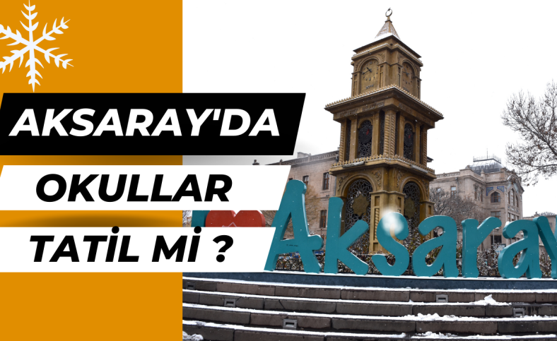 6 Şubat Pazartesi Aksaray'da okullar tatil mi ?