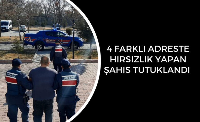 Hırsızlık yapan şahıs tutuklandı