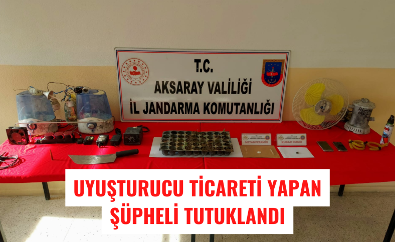 Uyuşturucu ticareti yapan şüpheli tutuklandı