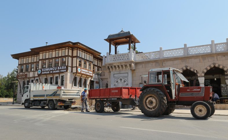 AKSARAY BELEDİYESİ SOMUNCU BABA KÜLLİYESİNDE ÇALIŞMA BAŞLATTI