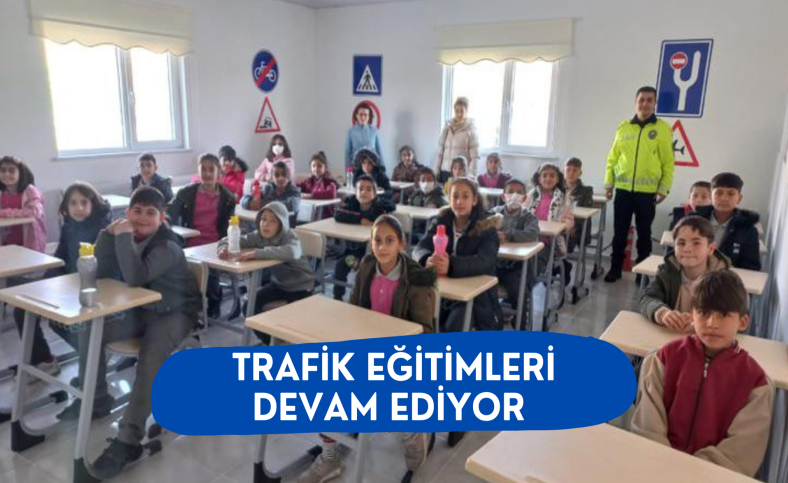 Trafik eğitimleri devam ediyor