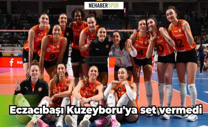 Eczacıbaşı Kuzeyboru'ya set vermedi