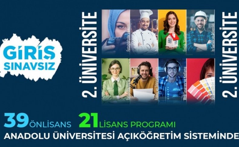 Sınavsız ikinci üniversite kayıtları devam ediyor